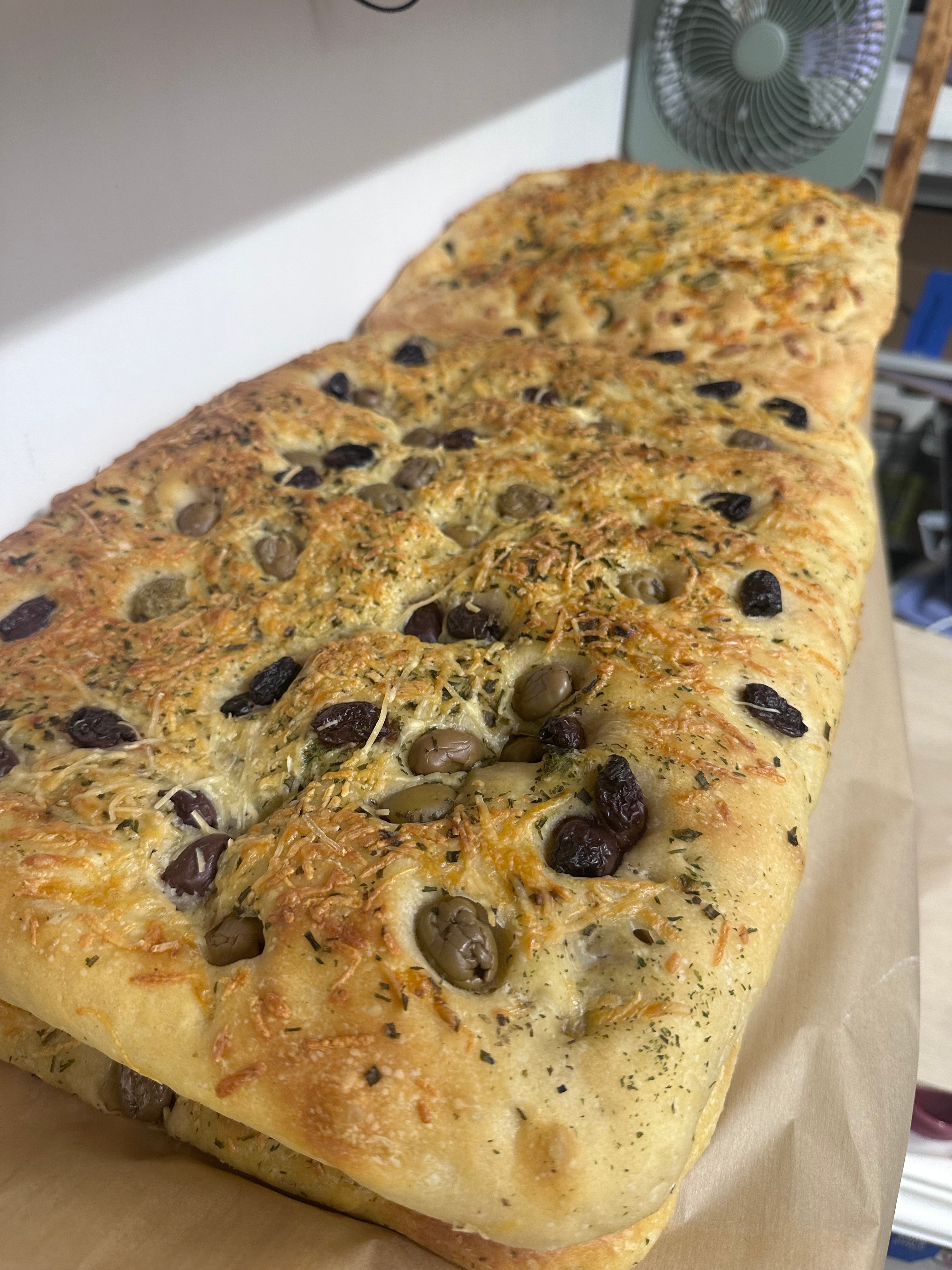 🍞 Artisan Focaccia Breads — Savory & Sweet Specialty Flavors (8×8 Pan)