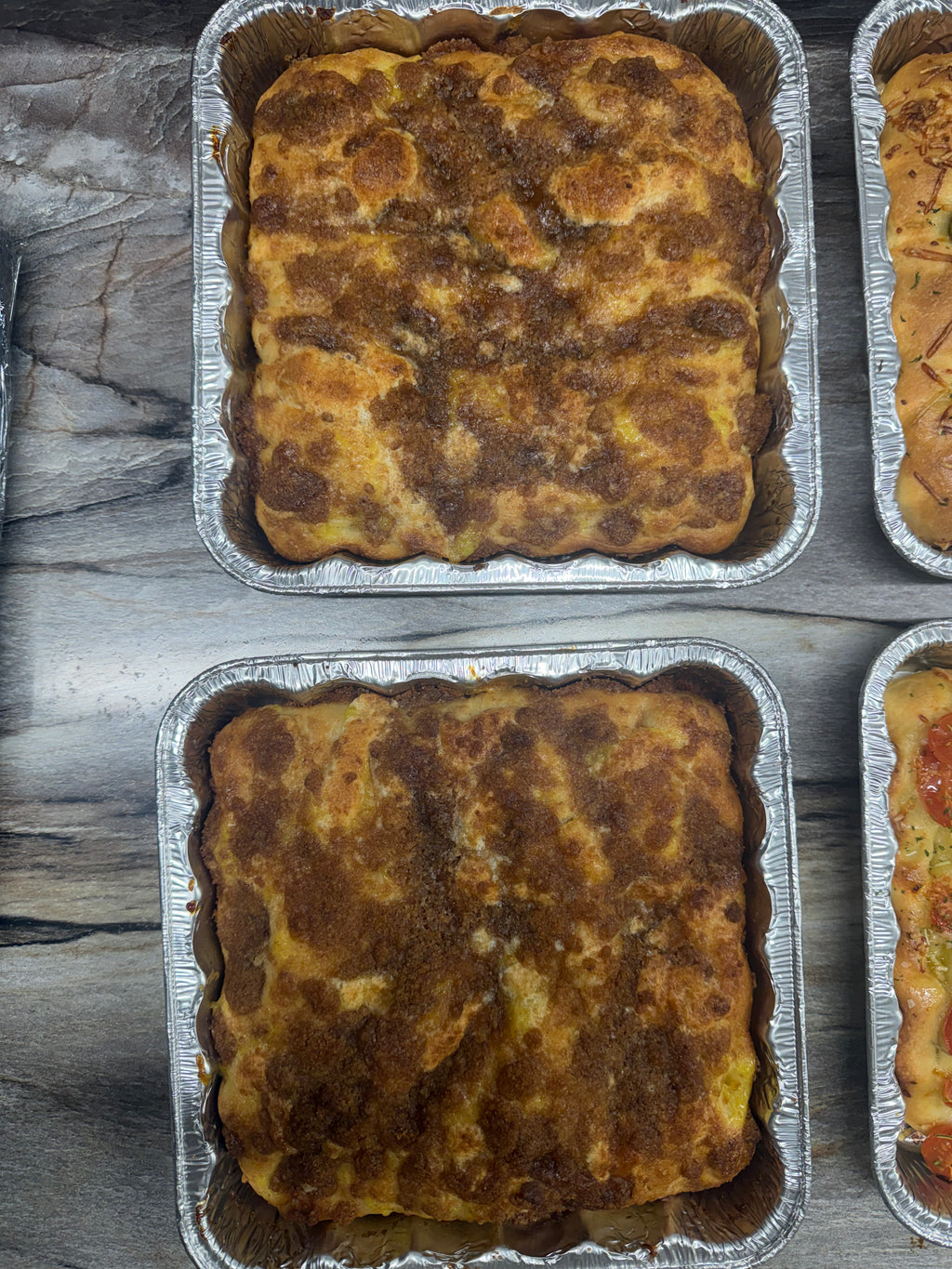 🍞 Artisan Focaccia Breads — Savory & Sweet Specialty Flavors (8×8 Pan)