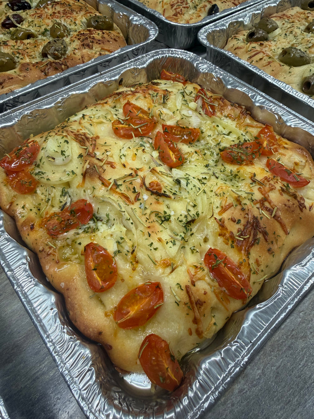 🍞 Artisan Focaccia Breads — Savory & Sweet Specialty Flavors (8×8 Pan)